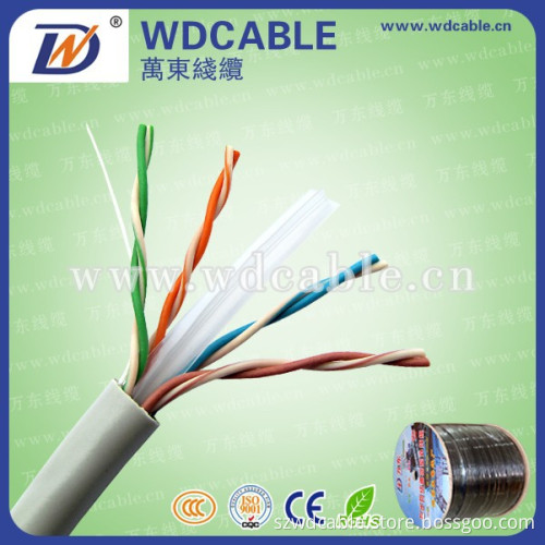 guangdong factory supply 1000ft/300m ethernet cable cat6 lan cable